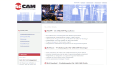 Desktop Screenshot of adcam.de
